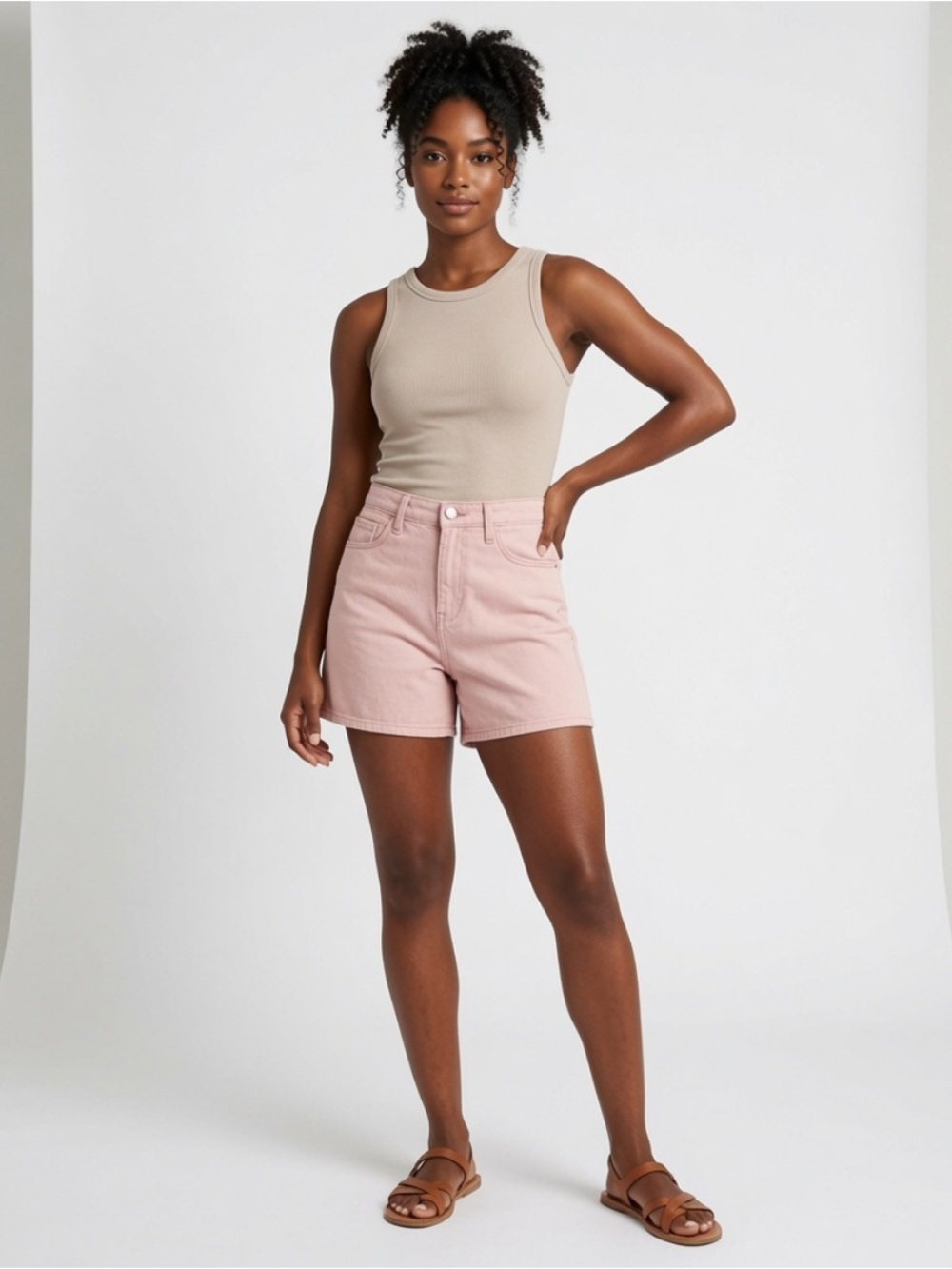 NWT Women's Pink Denim Shorts